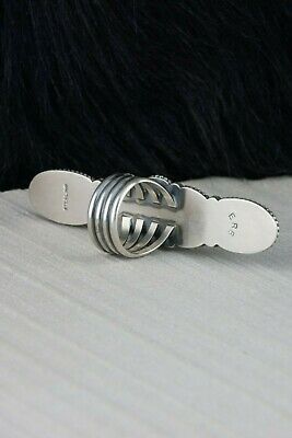 Navajo Royston Turquoise and Sterling Silver Ring - Ernest Roy Begay - Size 9 - High Lonesome Trading