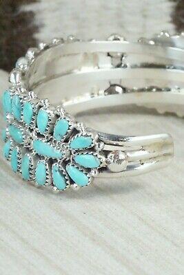 Turquoise & Sterling Silver Bracelet - Jazz Wilson - High Lonesome Trading