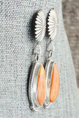 Spiny Oyster & Sterling Silver Earrings - Verley Betone