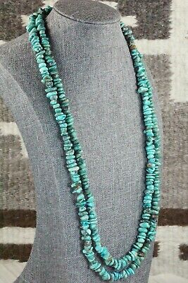Turquoise & Sterling Silver Necklace - Navajo