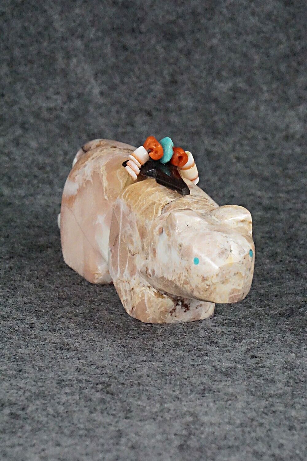 Mountain Lion Zuni Fetish Carving - Kyle Mahooty