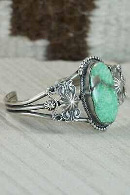 Navajo Turquoise & Sterling Silver Bracelet - Daniel Benally
