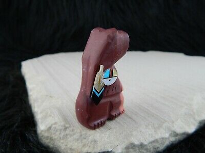 Bear Zuni Fetish Carving - Robert Cellicion - High Lonesome Trading