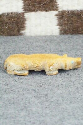 Badger Zuni Fetish Carving - Derrick Kaamasee