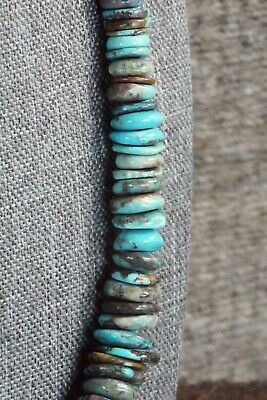 Turquoise & Sterling Silver Necklace - Navajo