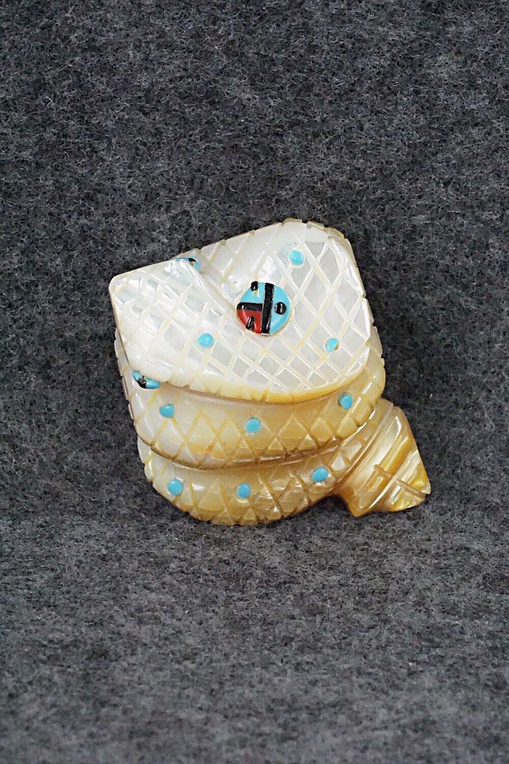 Rattlesnake Zuni Fetish Carving - Danette Laate