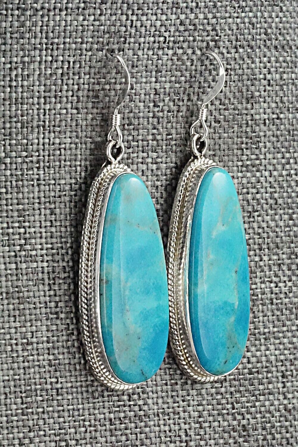 Turquoise and Sterling Silver Earrings - Sharon McCarthy