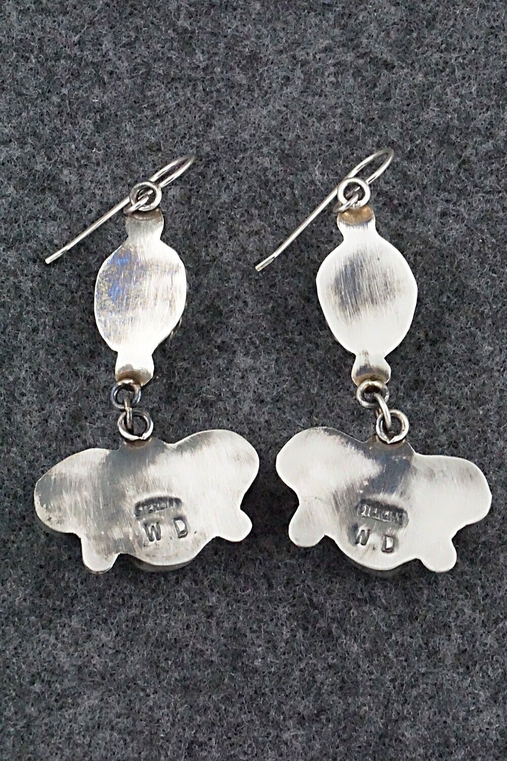 Turquoise & Sterling Silver Earrings - Wilson Dawes