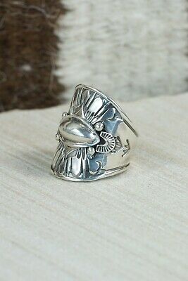 Navajo Sterling Silver Ring - Derrick Gordon - Size 7
