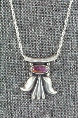 Spiny Oyster & Sterling Silver Necklace - Sharon McCarthy