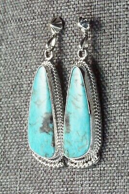 Turquoise & Sterling Silver Earrings - Verley Betone