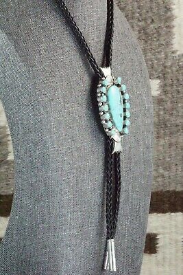 Turquoise & Sterling Silver Bolo Tie - Annette Martinez