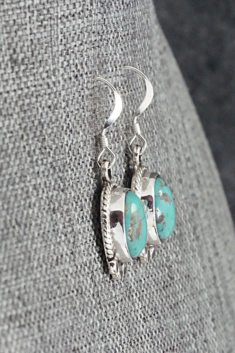 Turquoise and Sterling Silver Earrings - Sharon McCarthy