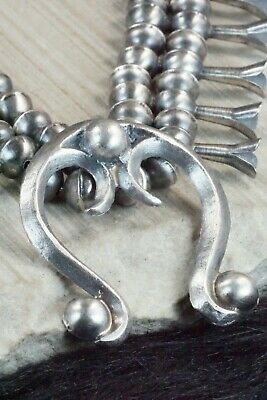 Sterling Silver Squash Blossom and Earrings - Gilbert Martin