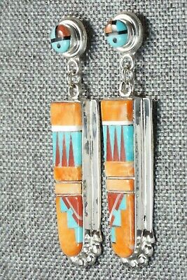 Multi Stone & Sterling Silver Earrings - Patty Edaakie