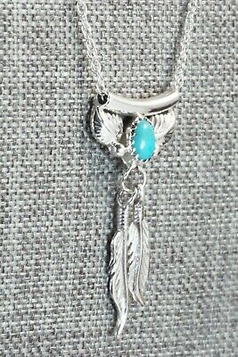 Turquoise & Sterling Silver Necklace - Sharon McCarthy