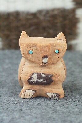 Owl Zuni Fetish Carving - Brandon Phillips