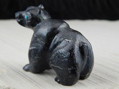 Bear Zuni Fetish  Carving - Dane Malani - High Lonesome Trading