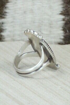 Spiny Oyster & Sterling Silver Ring - Selina Warner - Size 7.5