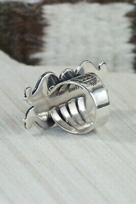 Navajo Sterling Silver Ring - Derrick Gordon - Size 7.5