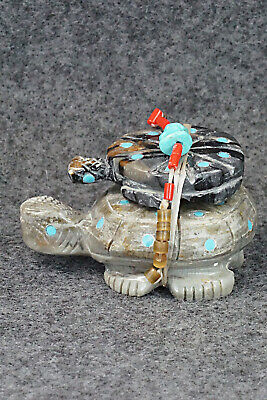 Turtle Zuni Fetish Carving - Stafford Chimoni