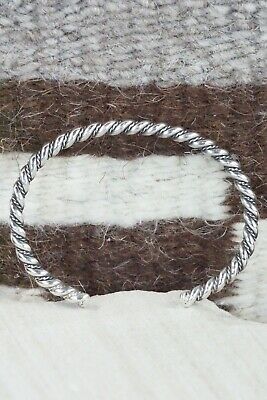 Navajo Sterling Silver Bracelet - Elaine Tahe