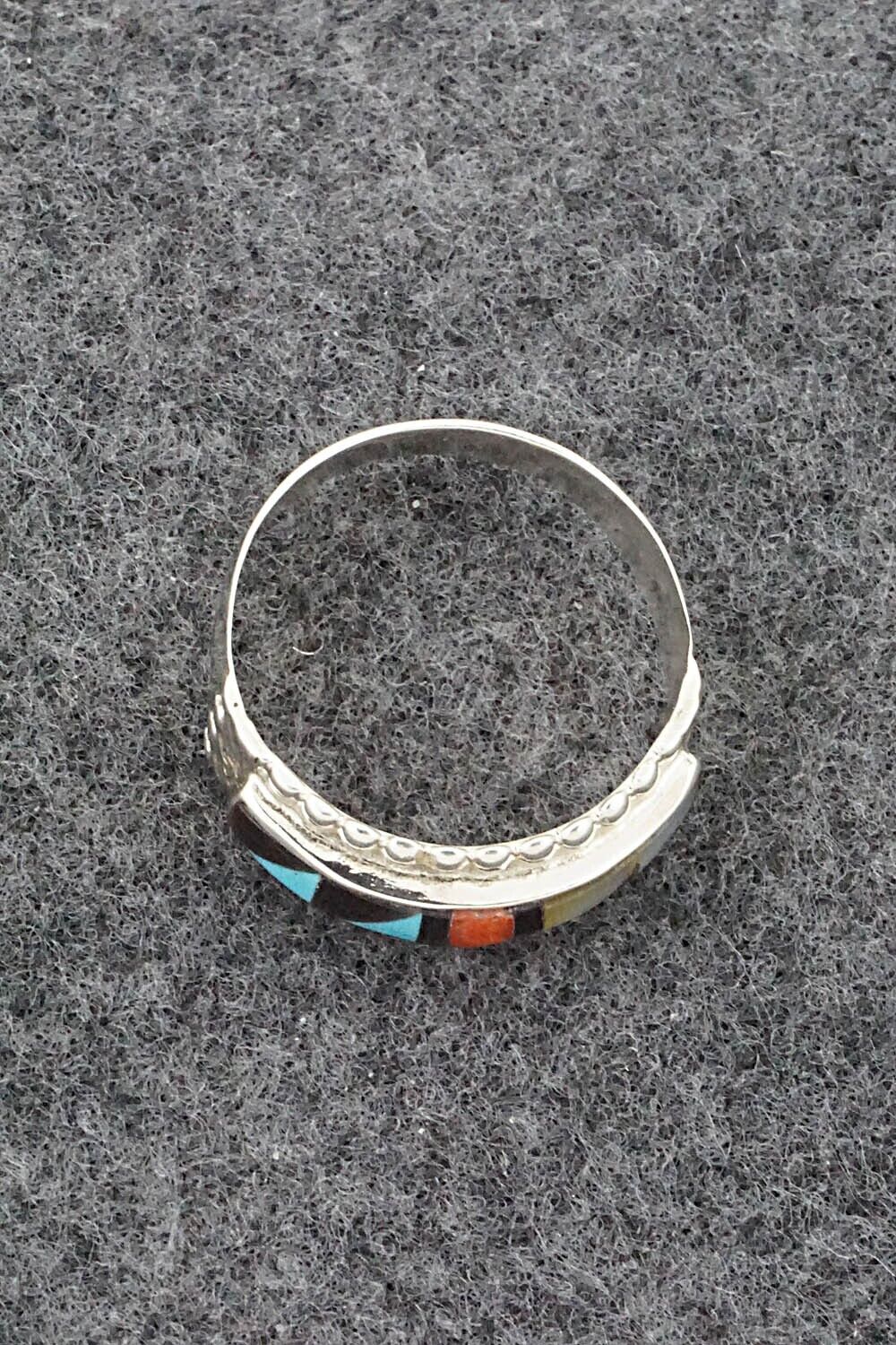Multi Stone & Sterling Silver Ring - Rebecca Sheyka - Size 10