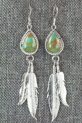 Turquoise & Sterling Silver Earrings - Judy Largo