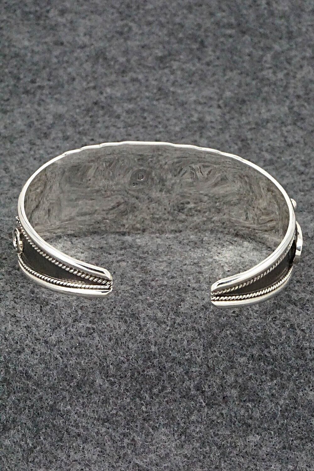 White Buffalo & Sterling Silver Bracelet - Davey Morgan
