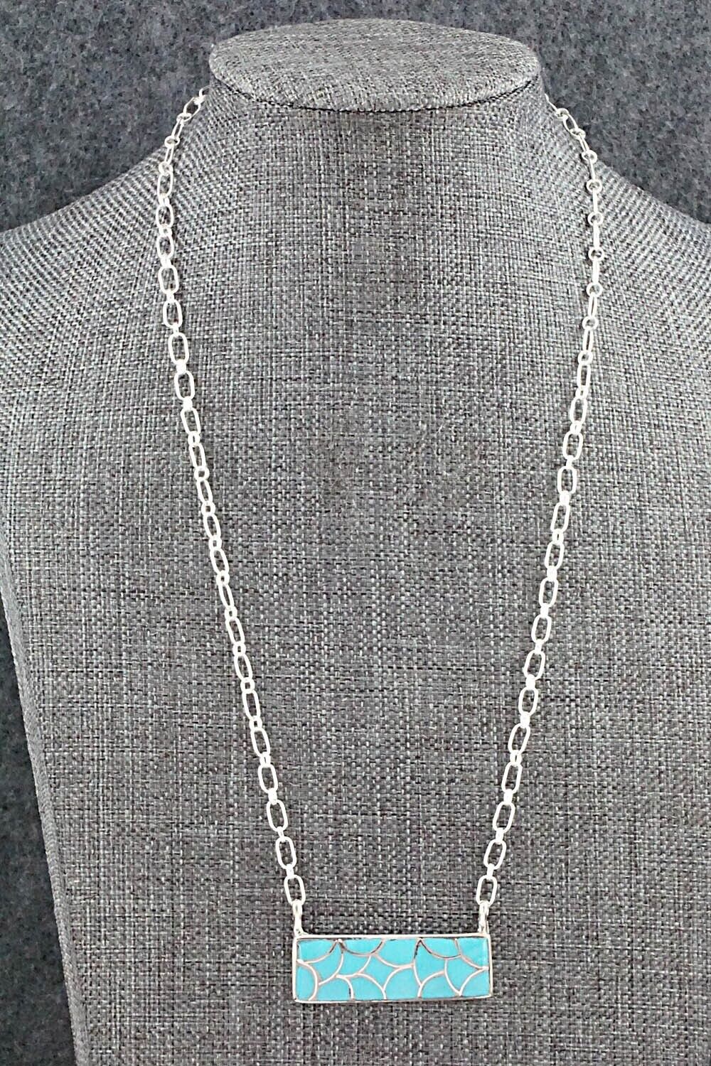 Turquoise & Sterling Silver Necklace - Orena Leekya