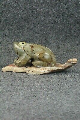 Frog Zuni Fetish Carving - Justin Natewa