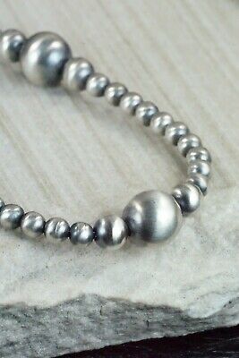 Sterling Silver Navajo Pearl Necklace - Jan Mariano