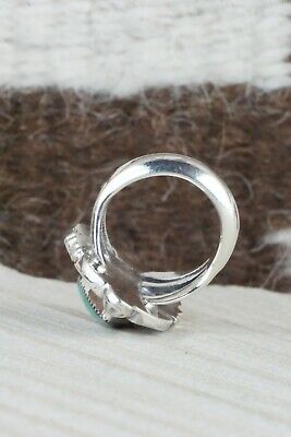 Turquoise & Sterling Silver Ring - Irvin Tsosie - Size 5