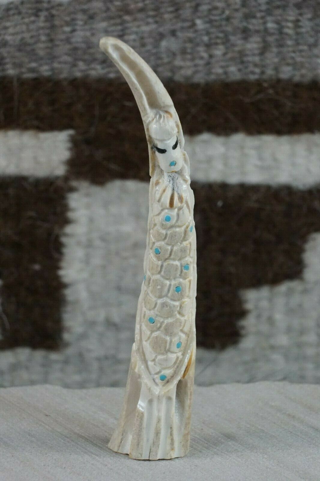 Corn Maiden Zuni Fetish Carving - Jerrold Lahaleon - High Lonesome Trading