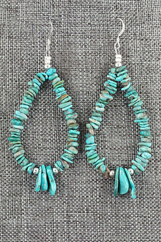Turquoise & Sterling Silver Earrings - Tammy Nolcot