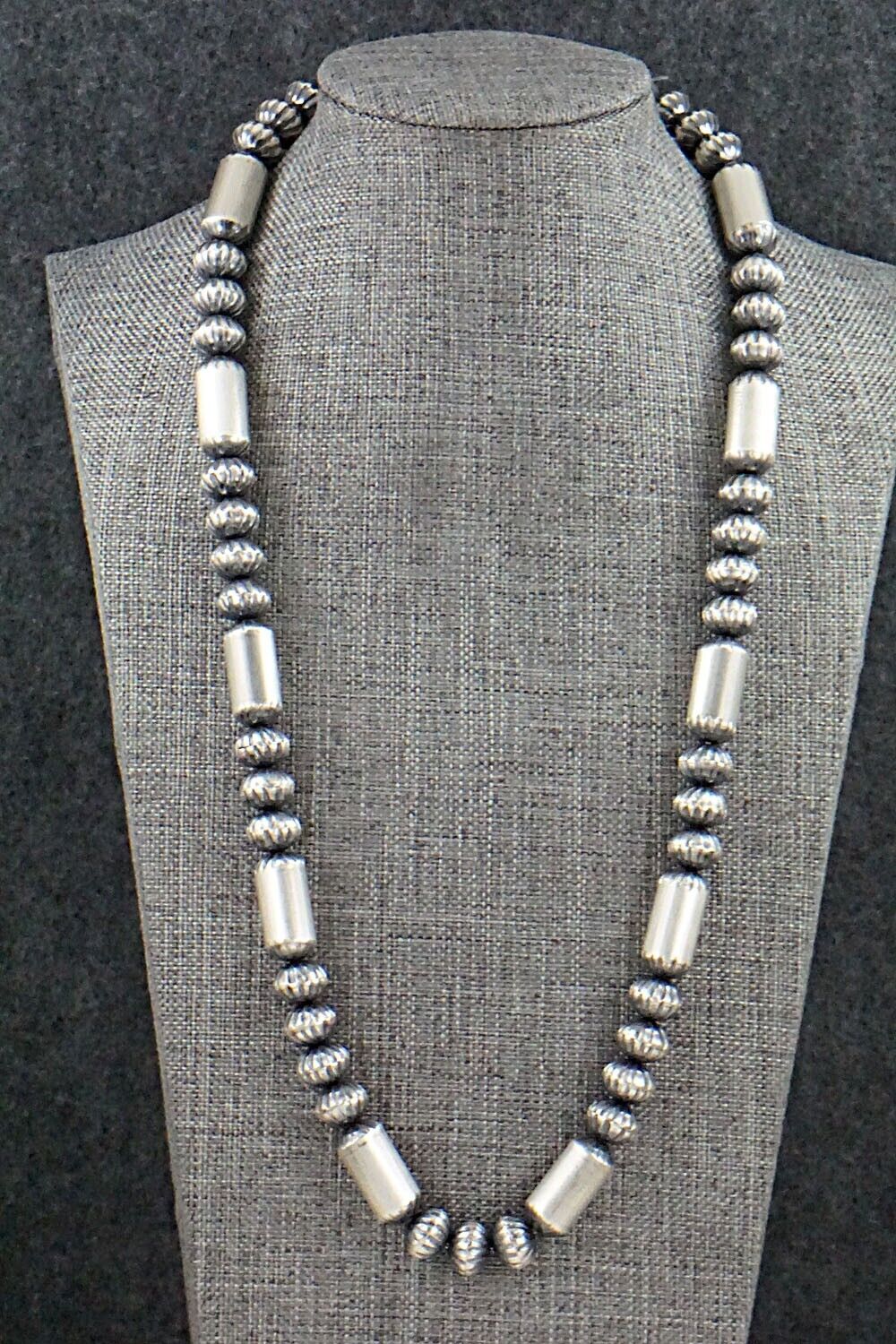 Sterling Silver Navajo Pearl Necklace - Tonisha Haley