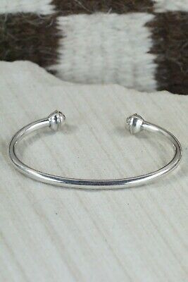 Navajo Sterling Silver Bracelet - Elaine Tahe