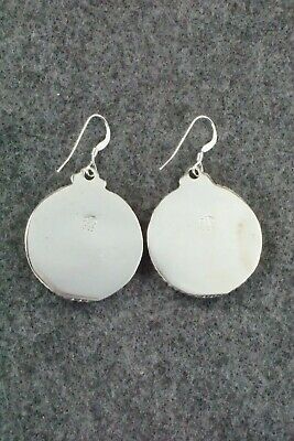 Turquoise & Sterling Silver Earrings - Genevieve Frank