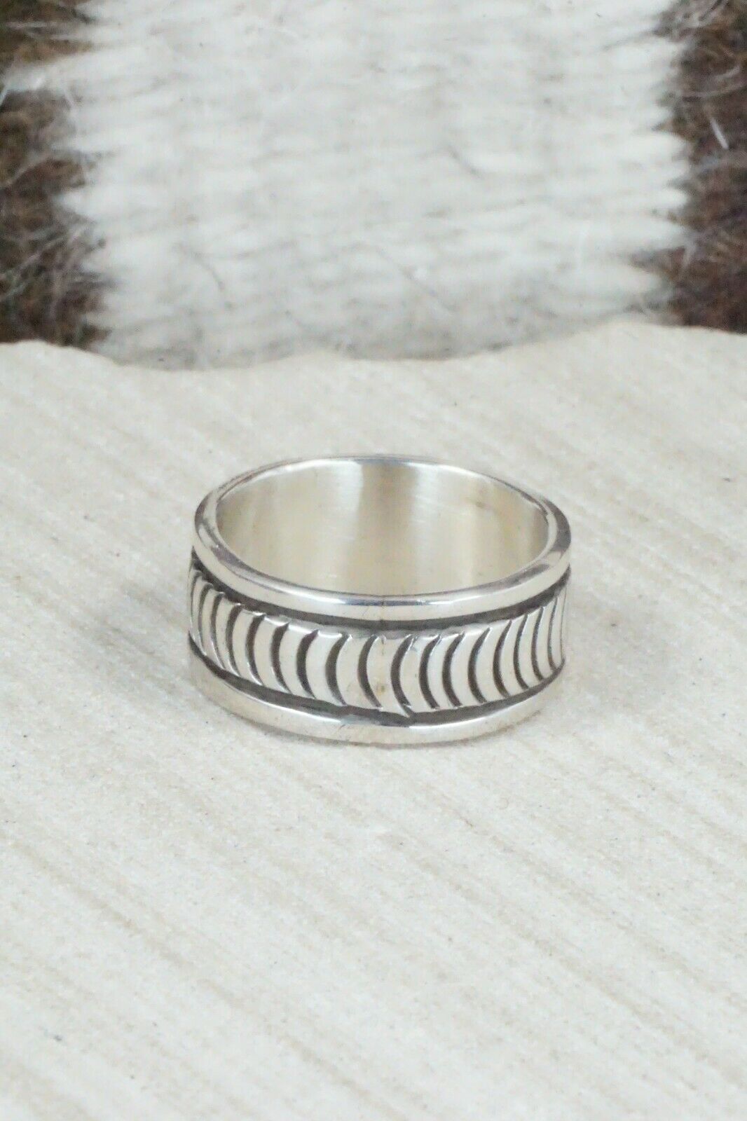 Sterling Silver Ring - Bruce Morgan - Size 9.25