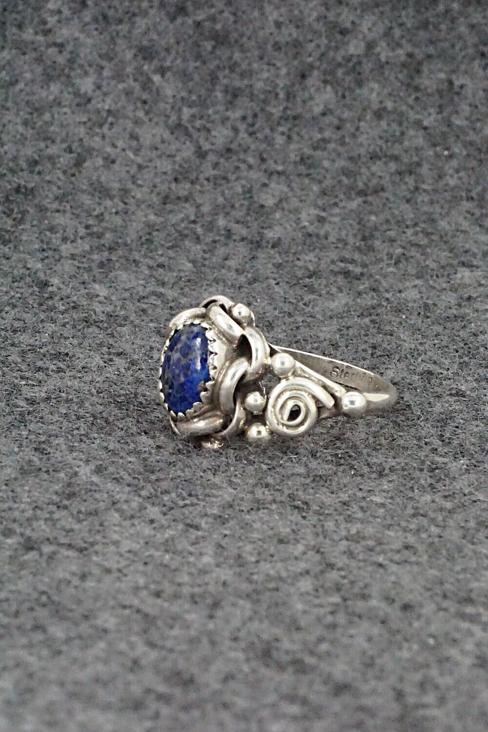 Lapis & Sterling Silver Ring - Maritta Martinez - Size 7.5