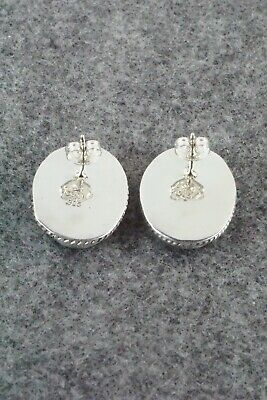 Turquoise & Sterling Silver Earrings - Genevieve Francisco