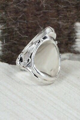 Turquoise & Sterling Silver Ring - Darrell Morgan - Size 5.5