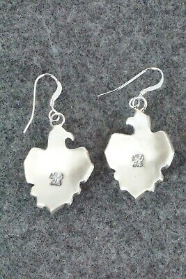 Coral & Sterling Silver Earrings - Lee Shorty