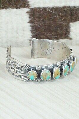 Turquoise & Sterling Silver Bracelet - Garrett Hale - High Lonesome Trading