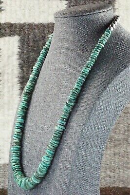 Turquoise & Sterling Silver Necklace - Navajo