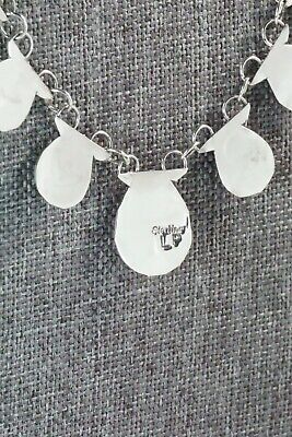 Turquoise & Sterling Silver Necklace - Leta Parker