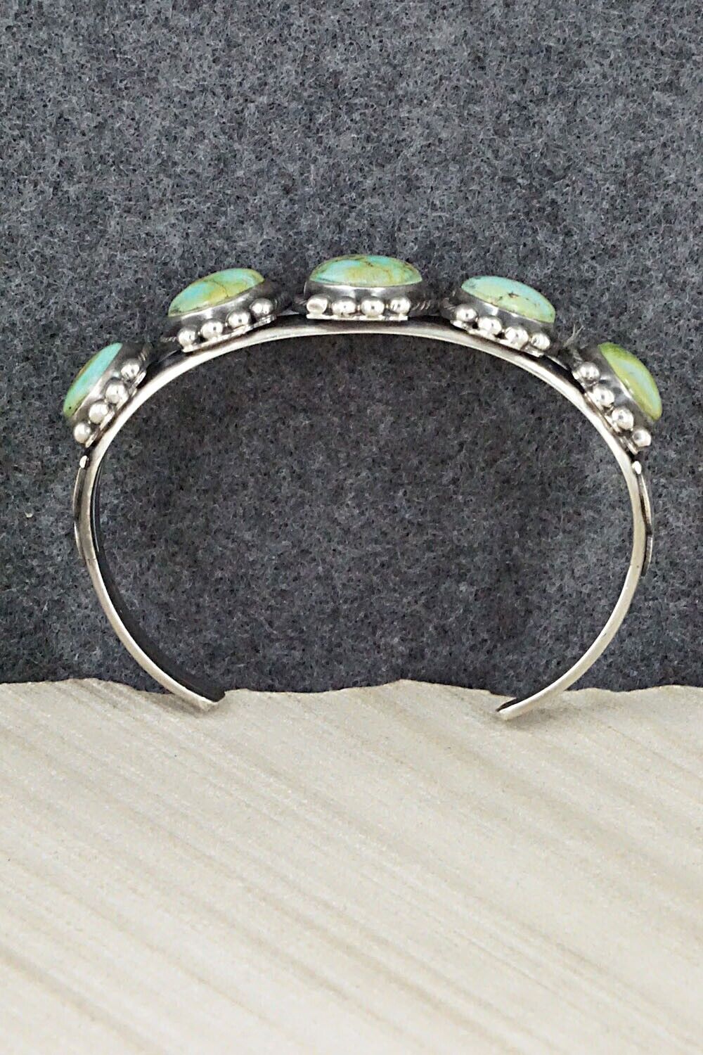 Turquoise & Sterling Silver Bracelet - Thomas Yazzie