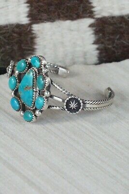 Navajo Turquoise and Sterling Silver Bracelet - Native American