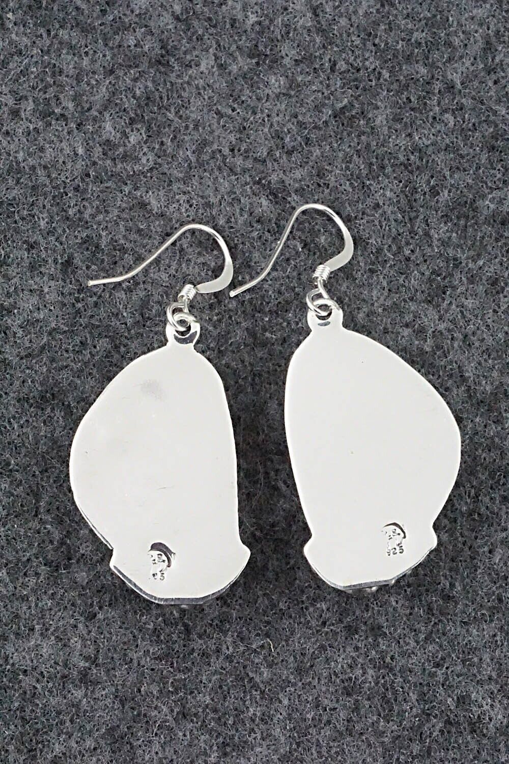 White Buffalo & Sterling Silver Earrings - Sharon McCarthy