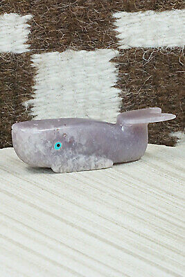 Whale Zuni Fetish Carving - Alex Tsethlikai